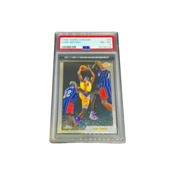 Topps 1998 Chrome Lakers Kobe PSA Grading 8 Score Same As Back Player Card Graded Cards 1 Pc