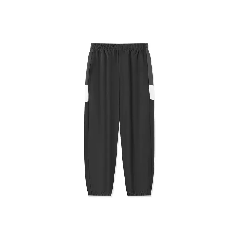 QIAODAN Dry Knitted Sports Pants Men's Asphalt Gray-1
