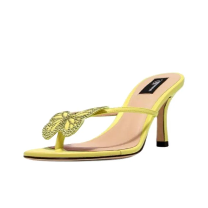 Blumarine Flip Flops Women's Yellow-2