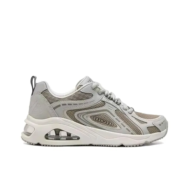 Skechers Street Anti Slip Wear Resistant Low Top Casual Running Shoes Women's Taupe-1