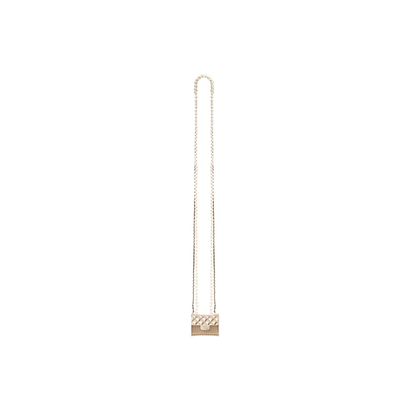 CHANEL Metal Necklaces Men's Gold-2