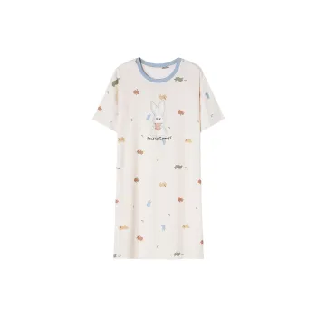 The Story Of The Flower Season Nightgown Women's Apricot