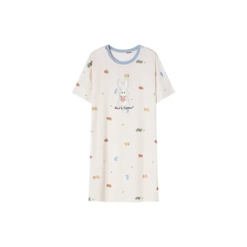 The Story Of The Flower Season Nightgown Women's Apricot