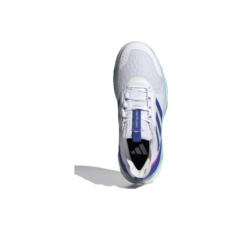 Adidas Crazyflight 5 Indoor Cloud White Lucid Blue Semi Flash Aqua Women's-3