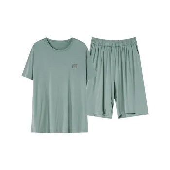 The Story Of The Flower Season Pajama Set Men's Ocean Green