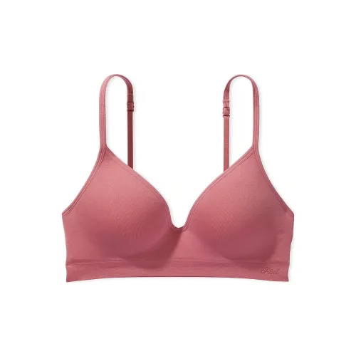 Victoria's Secret PINK SEAMLESS WIRELESS PUSH-UP BRALETTE / SB Bra Women's Autumn Begonia