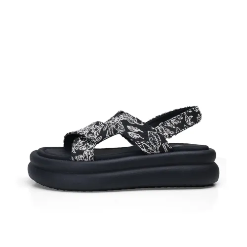 Warrior Beach Sandals Women's Black Beige