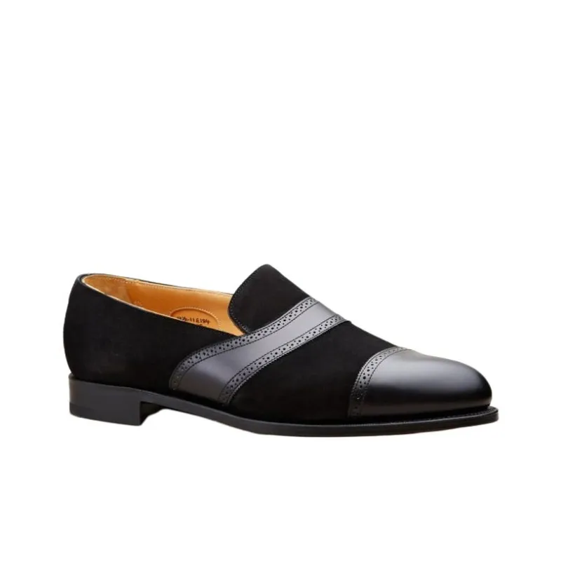Edward Green Rochester Loafers Men's Black-2