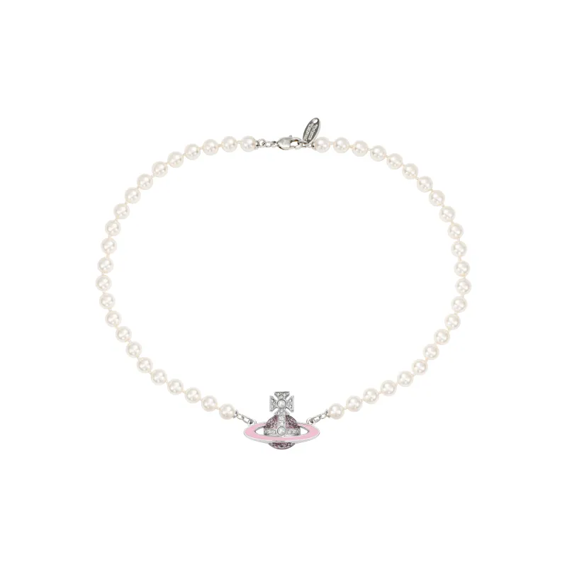 Vivienne Westwood Pearl Necklaces Women's Silver-2