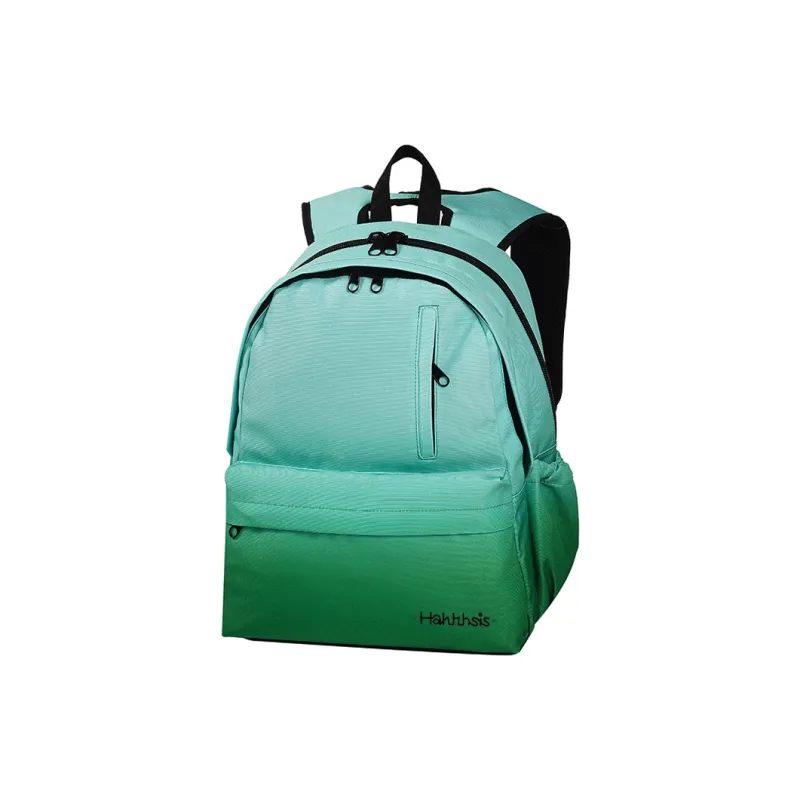 Hahhhsis Polyester Middle School Student, High School Student, University Student Backpack Unisex Gradient Coffee-14