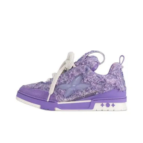LOUIS VUITTON Skate Casual Shoes Men's Purple