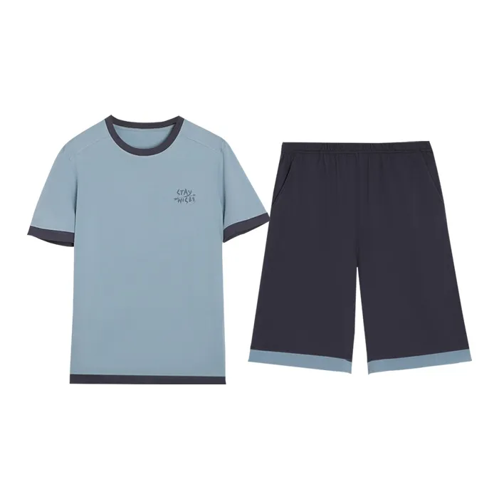 Red Beans At Home Pajama Set Men's-1