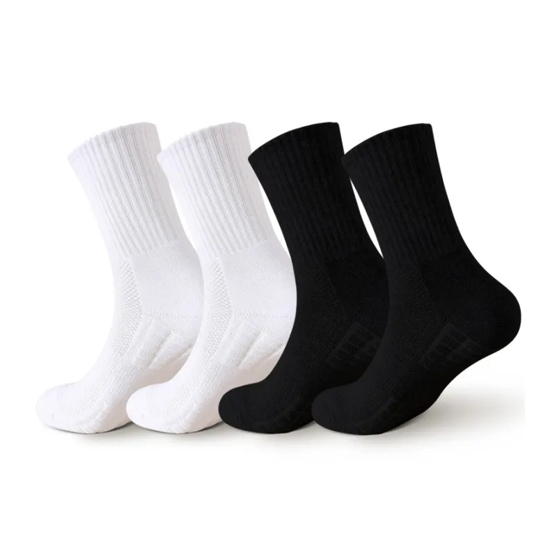 SHIWAJI Mid Calf Socks Men's 4 Pack-4