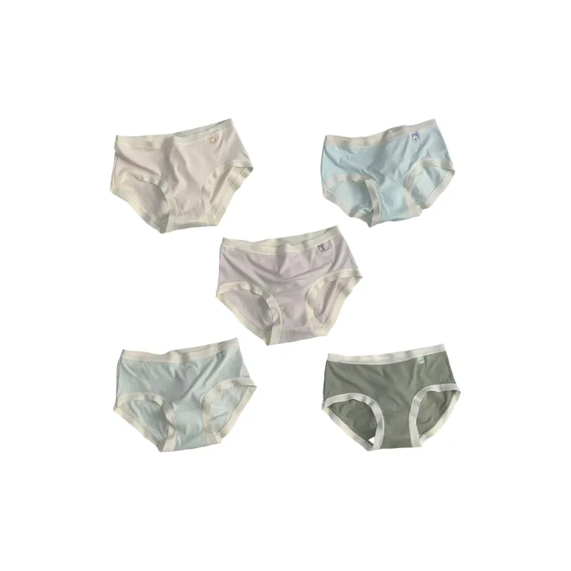 Flowers In Water Underpants Women's 5 Pack-17
