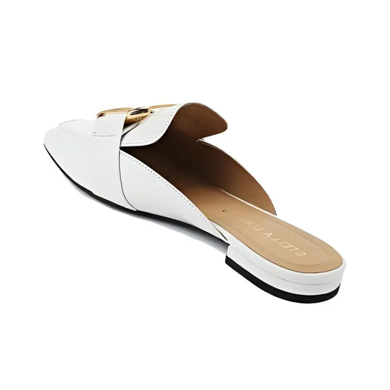 STELLA LUNA Wrap-toe Slippers Women's White-2