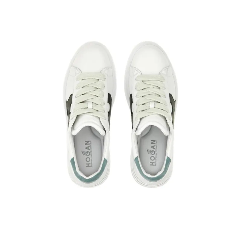 HOGAN Rebel Panelled Lace Up Sneakers Women's-4