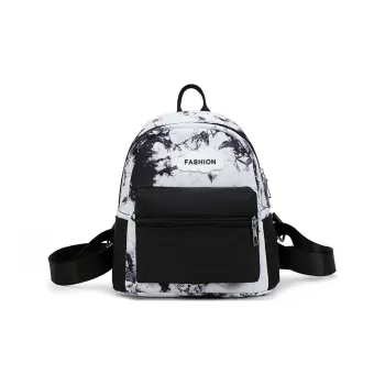 GEERDUN Nylon Backpack Regular Women's Black/Khaki/Pink/Blue