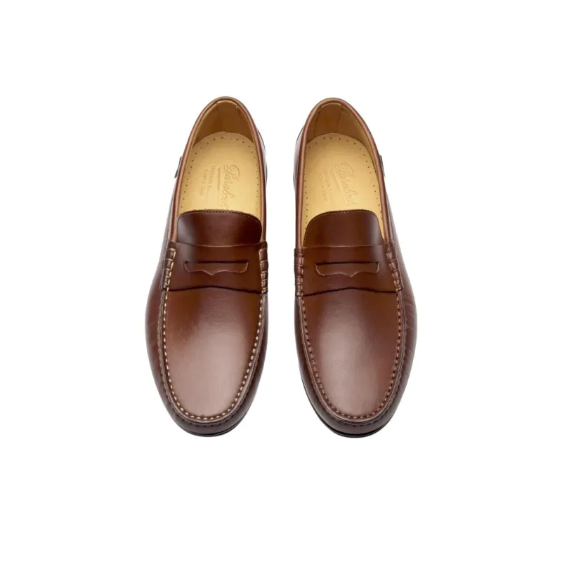 Paraboot Piquot Beanie Shoes Men's Dark Brown-4