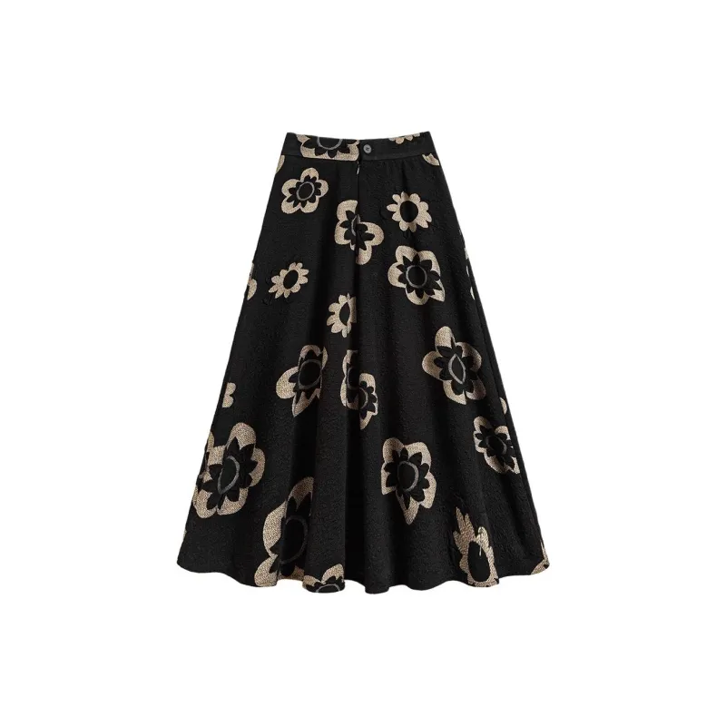Benhou Casual Long Skirt Women's-2