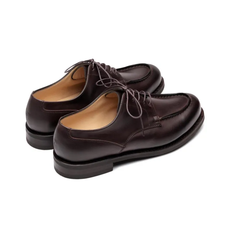 Paraboot Chambord Dress Shoes Men's Dark Brown-3