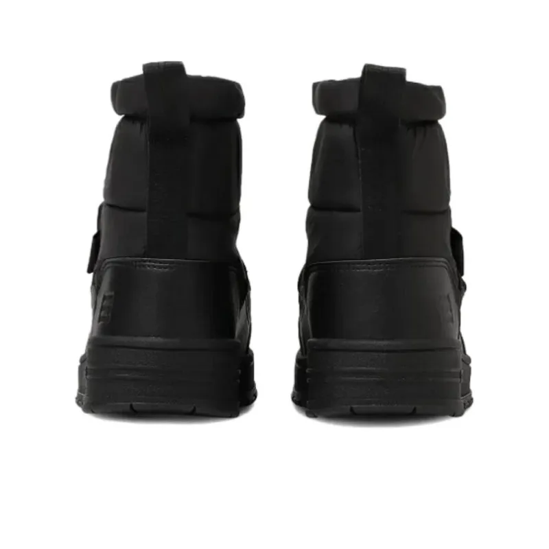 Converse Bot Cp Wt Thermal Abrasion Resistant Cushioning Crew Snow Boots Unisex Black-4