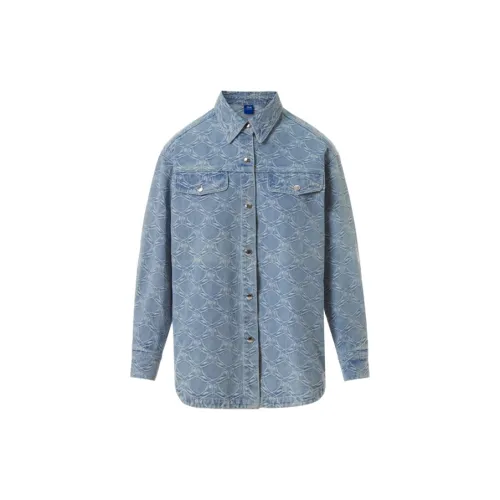 CARNAVAL DE VENISE Denim Jackets Women's Light Blue