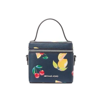 MICHAEL KORS Polyurethane With Polyester Handbag, Shoulder Bag, Crossbody Bag Small Size Women's Marine Blue