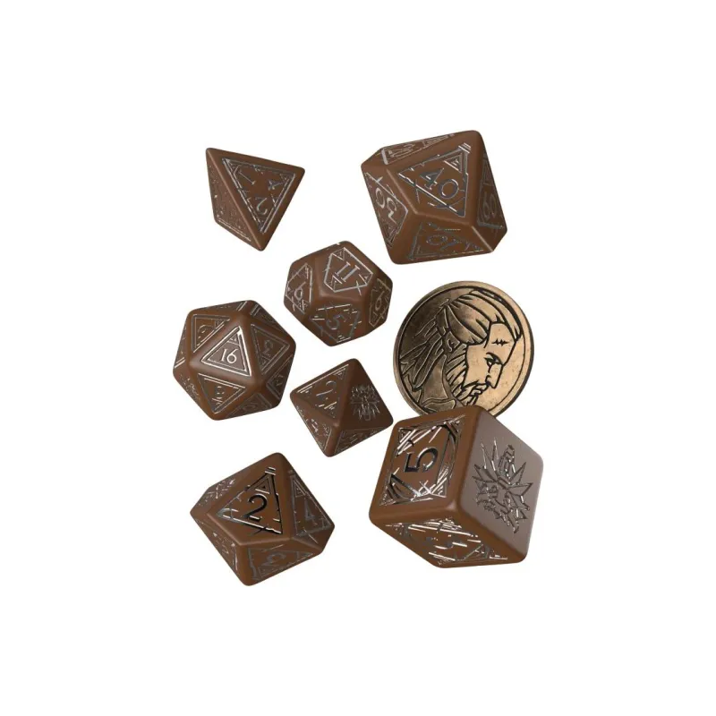 Q WORKSHOP The Witcher Dice Set Geralt Roach's Companion Board Games-1