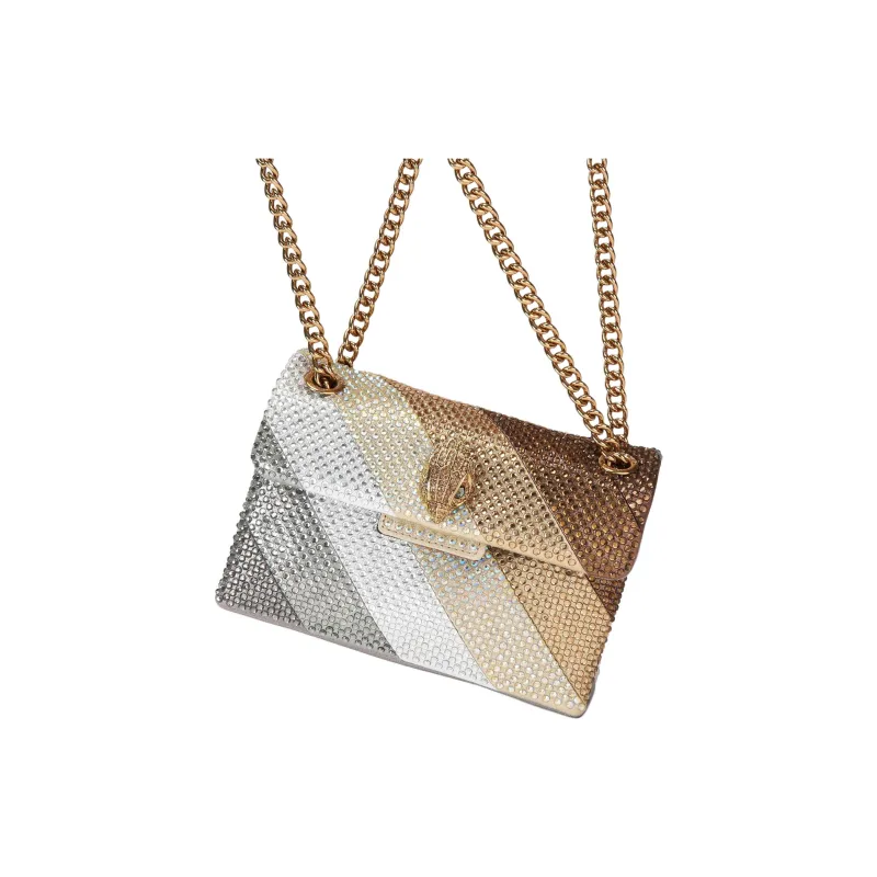 Kurt Geiger London Fabric Shoulder Bag Crossbody Bag Mini Women's Metallic-3
