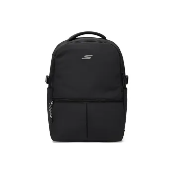 Skechers Fabric Backpack Large Size Unisex Carbon Black