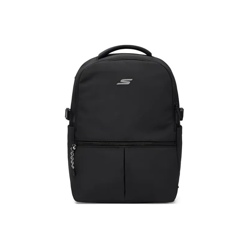Skechers Fabric Backpack Large Size Unisex Carbon Black-0