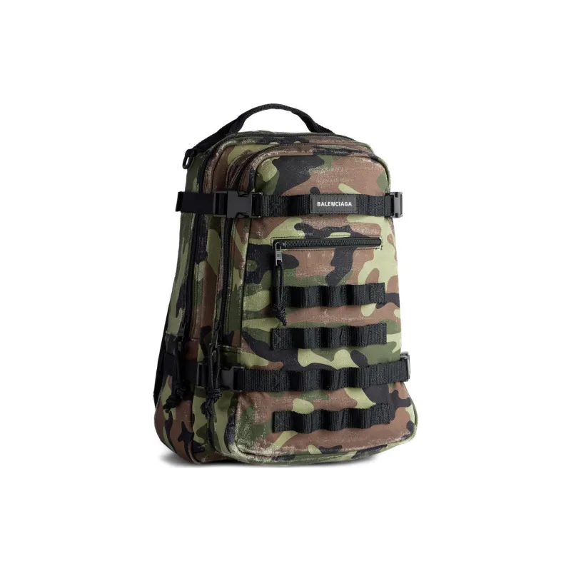 Balenciaga Camo Printed Army Space Small Backpack-1