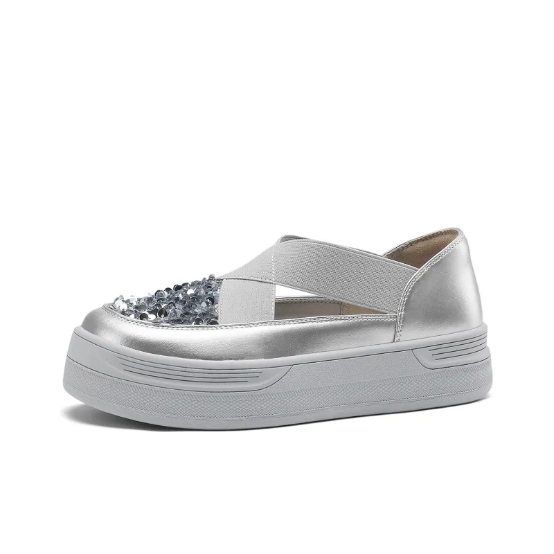 D FUSE SCANDINAVIA Flat Shoes Low Top Skateboard Shoes Women's-1