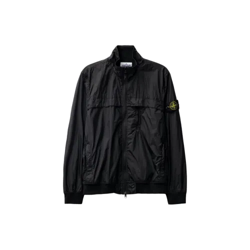 STONE ISLAND Jackets Men Black