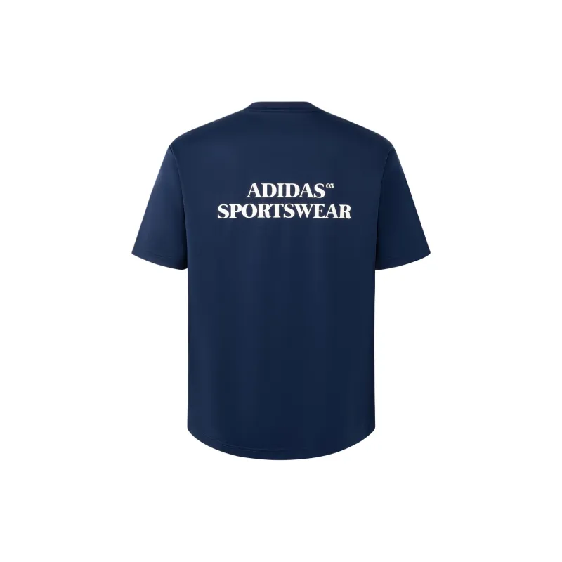 Adidas T Shirt Men's College Navy-1