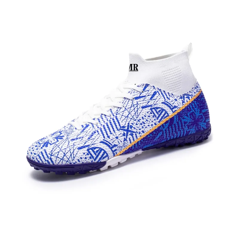 NMR FG Rubber Long Studs TT Rubber Broken Studs Anti Slip Wear Resistant Soccer Shoes Unisex-1