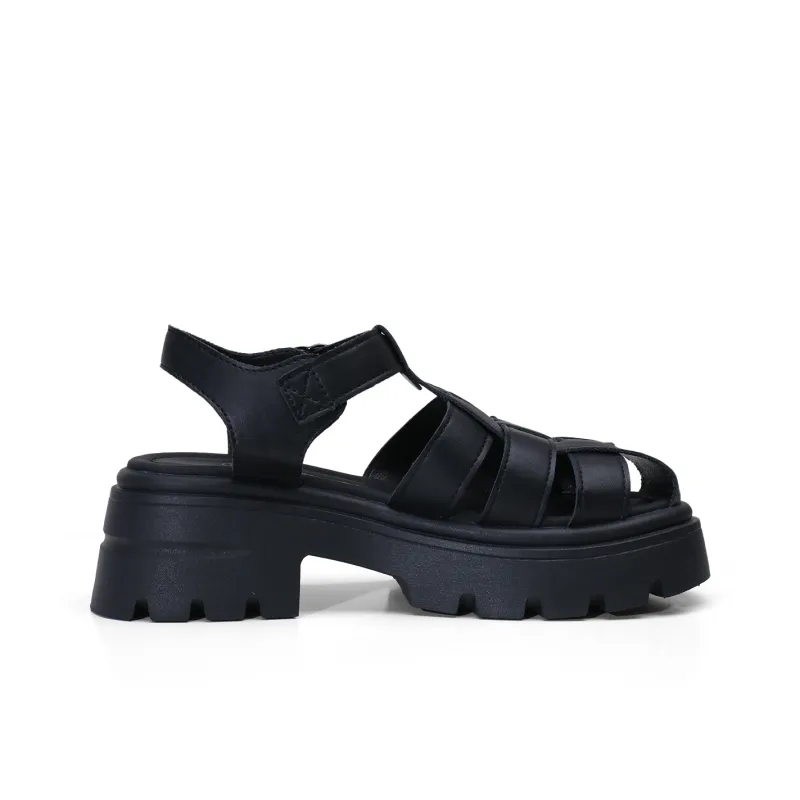 Warrior Beach Sandals Women's Black-1