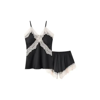 Chun Xi Pajama Set Women's Black