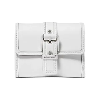 MICHAEL KORS Leather Wallet Small Size Women's Glossy White