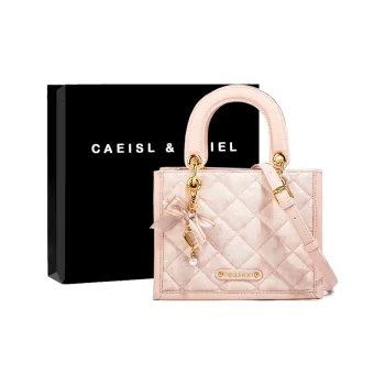CAEISL&KCIEL Polyurethane Synthetic Leather Handbag Women's Embroidery Powder