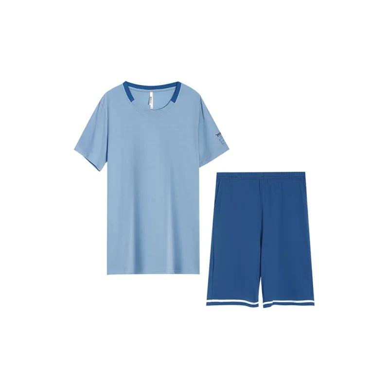Red Beans At Home Pajama Set Men's-3