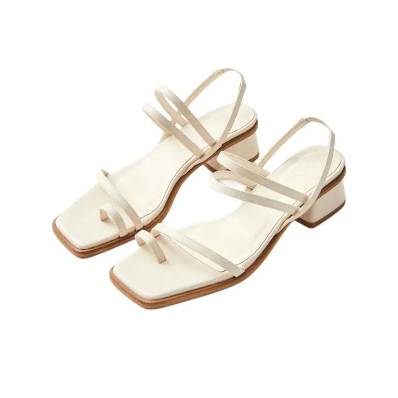 ALOHAS Marlowe Strap Sandals 5cm Women's Cream-2