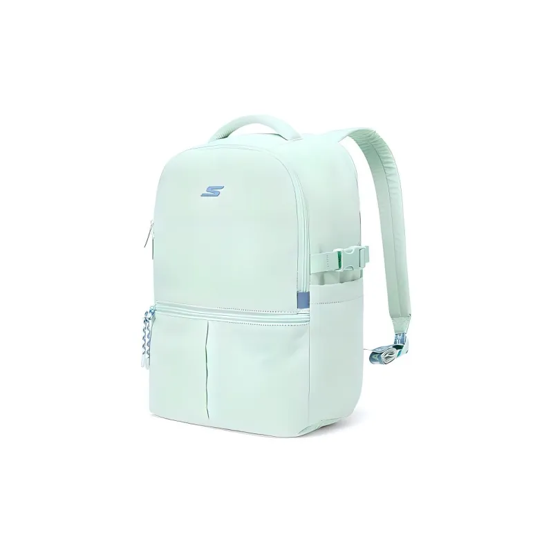 Skechers Fabric Backpack Large Size Unisex Light Mint Green-1