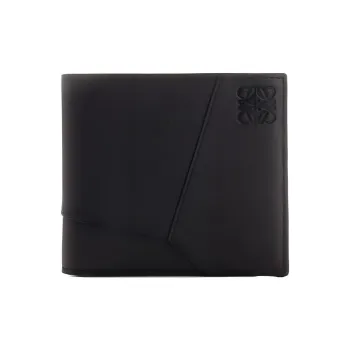 LOEWE Classic Cow Leather Wallet Men's Black