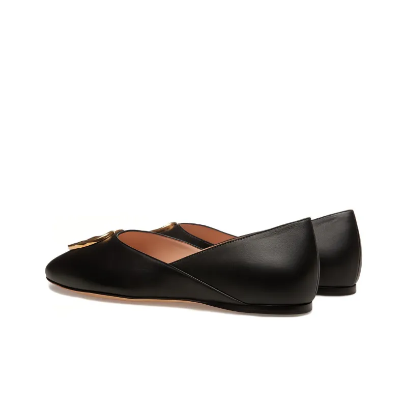 BALLY Gerry Leather Ballerina Shoes-3