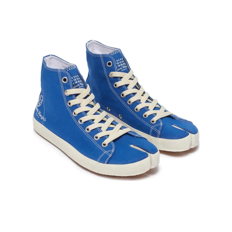 Maison Margiela Abrasion Resistant High Top Skateboard Shoes Women's Blue-2