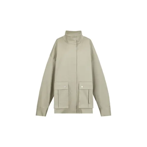 URBAN REVIVO Jackets Women's Khaki