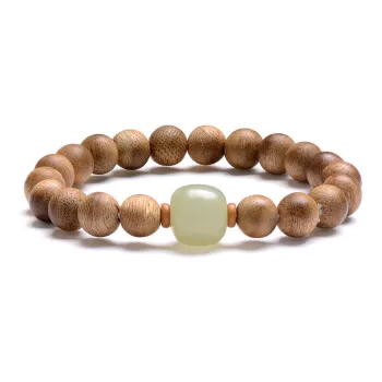 MARY WINDSOR Hetian Jade Bracelets Unisex Pale Greenish-White Jade