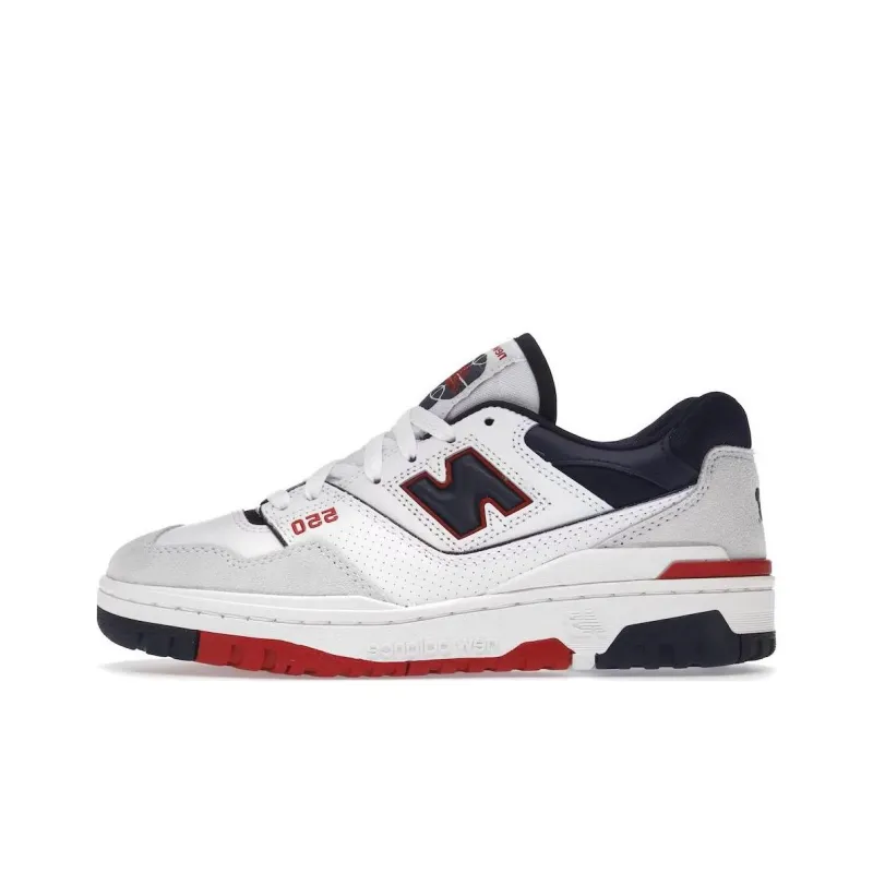 New Balance 550 Premium White Navy Red-0