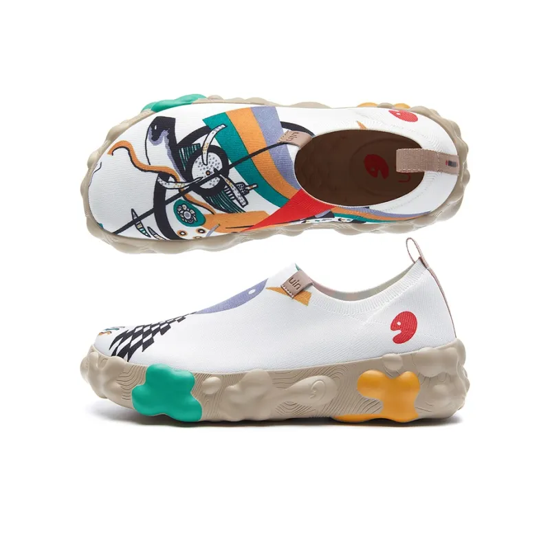 U.IN Painted Museum Collaboration Collection Casual Shoes Women's-19